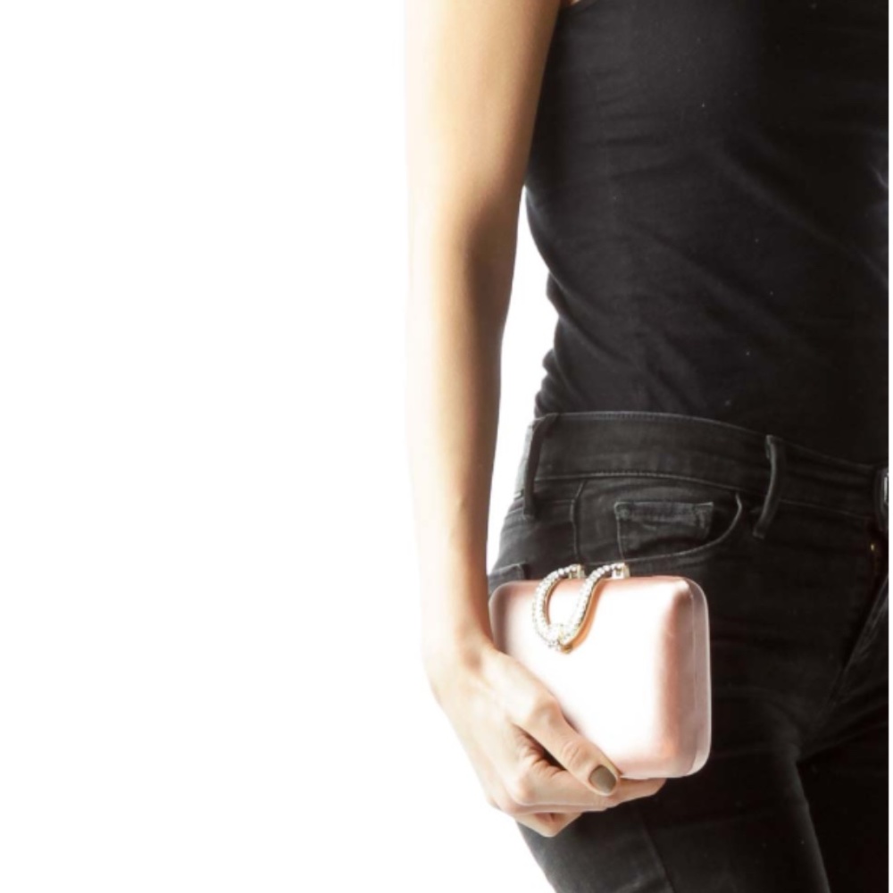 💐INC International Concepts~NWT~Danyelle Satin Party Clutch Purse MSRP $79.50💐 - Picture 10 of 10